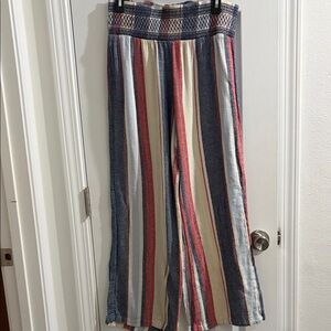 Indigo Rein Multicolor Striped Wide Leg Pants
